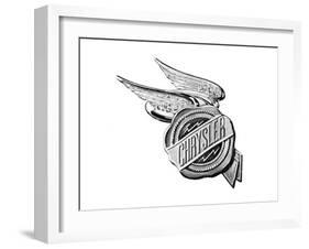 Chrysler Wings Logo 1928-null-Framed Art Print