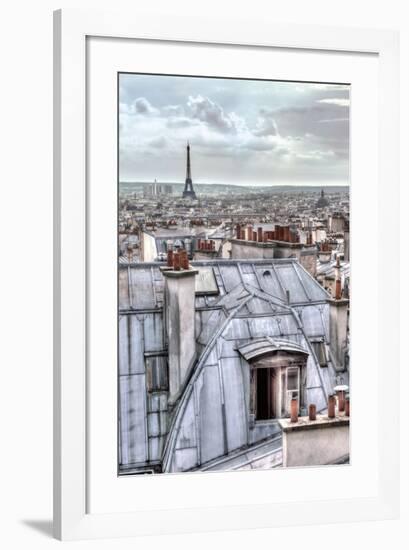 Paris Rooftops-Assaf Frank-Framed Art Print