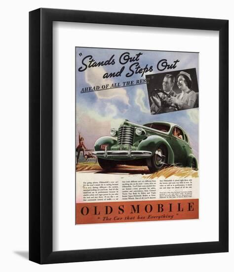 GM Oldsmobile - Stands Out-null-Framed Art Print