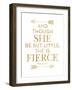 Fierce Shakespeare Arrows Golden White-Amy Brinkman-Framed Art Print