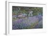 The Artist's Garden at Giverny-Claude Monet-Framed Giclee Print