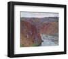 Valley of the Creuse (Gray Day), 1889-Claude Monet-Framed Art Print