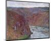 Valley of the Creuse (Gray Day), 1889-Claude Monet-Mounted Art Print