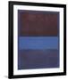 No. 61 (Rust and Blue) [Brown Blue, Brown on Blue], 1953-Mark Rothko-Framed Art Print