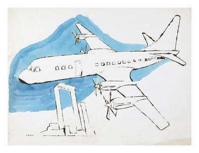 Airplane c. 1959/ウォーホル/ポスター Airplane, c. 1959' Art - Andy Warhol | AllPosters.com