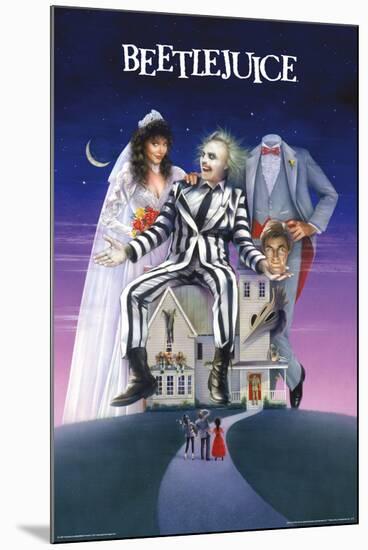 Beetlejuice- One Sheet-null-Mounted Poster