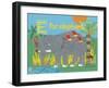 E for Elephant-Clare Beaton-Framed Giclee Print