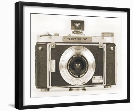 Retro Camera I - Sepia-Chris Dunker-Framed Giclee Print