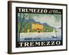 The Label for the Grand Hotel at Tremezzo on Lake Como-null-Framed Giclee Print