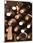 Bottles in Tasting Room, Bodega Pisano Winery, Progreso, Uruguay-Per Karlsson-Mounted Photographic Print