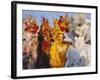 People Wearing Masked Carnival Costumes, Venice Carnival, Venice, Veneto, Italy-Bruno Morandi-Framed Photographic Print