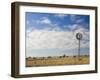 Windmill on Pasture, Manilla, New South Wales, Australia, Pacific-Jochen Schlenker-Framed Photographic Print