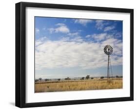 Windmill on Pasture, Manilla, New South Wales, Australia, Pacific-Jochen Schlenker-Framed Photographic Print