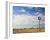 Windmill on Pasture, Manilla, New South Wales, Australia, Pacific-Jochen Schlenker-Framed Photographic Print