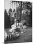 Berta de Fazio Eating Ice Cream from Reb Moore's Mouth in a Handstand-Joe Scherschel-Mounted Photographic Print