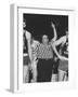 Referee Jim Enright Calling Plays and Using Hand Signals During a Game-Stan Wayman-Framed Photographic Print