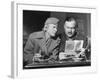 Ernest Hemingway and Janet Flanner-David Scherman-Framed Premium Photographic Print