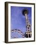 Amusement Park Ride at Seattle Center, Seattle, Washington, USA-Merrill Images-Framed Photographic Print