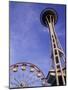 Amusement Park Ride at Seattle Center, Seattle, Washington, USA-Merrill Images-Mounted Photographic Print