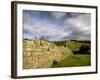 2nd Century Roman Wall, Hadrian's Wall, Northumberland, England-Walter Bibikow-Framed Photographic Print