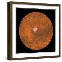 Mare Australe Region of Mars-Stocktrek Images-Framed Photographic Print