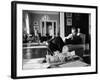 Author Gore Vidal at Home-Leonard Mccombe-Framed Premium Photographic Print