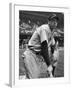 Baseball Player Joe Di Maggio Kneeling in His New York Yankee Uniform-Alfred Eisenstaedt-Framed Premium Photographic Print