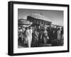 Queen Elizabeth Ii with Kwame Nkrumah During Her Visit to Ghana-null-Framed Photographic Print