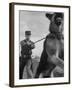 German Shepherd Trained to Protect Bombers at Sac Loring Air Force Base-null-Framed Photographic Print