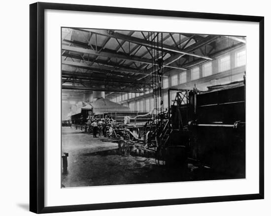 Huge Mechanical Printing Press-null-Framed Photographic Print