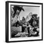 Harry Goulding Testing Ore for Uranium with a Gieger Counter-Loomis Dean-Framed Photographic Print