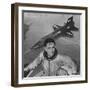 Pilot Scott Crossfield Standing in Front of the X-15-Allan Grant-Framed Photographic Print