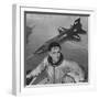 Pilot Scott Crossfield Standing in Front of the X-15-Allan Grant-Framed Photographic Print