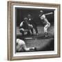 Milwaukee Braves Henry Aaron Batting During Baseball Game-null-Framed Premium Photographic Print