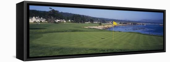 Pebble Beach Golf Course Pebble Beach, CA-null-Framed Stretched Canvas