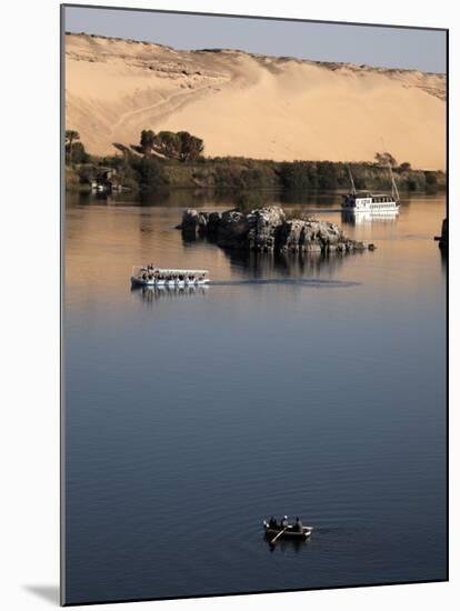 Overlooking the River Nile at Aswan, Egypt, North Africa, Africa-Mcconnell Andrew-Mounted Photographic Print