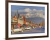 Downtown Whitefish, Montana, USA-Chuck Haney-Framed Photographic Print