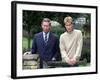 Prince William holds a photo call at Highgrove and publicly condemns royal traitor Patrick Jephson -null-Framed Photographic Print