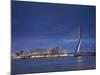 Erasmus Suspension Bridge, Rotterdam, Holland-Michele Falzone-Mounted Photographic Print