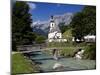 Church in Ramsau, Berchtesgadener Land, Bavaria, Germany, Europe-Hans Peter Merten-Mounted Photographic Print