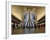 London Canary Wharf Tube Station as Part of the Jubilee Line Extension Was Designed by Norman Foste-David Bank-Framed Photographic Print