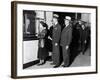 Detroit Workers Line Up at the New Chrysler Emergency Bank at Tellers Window-null-Framed Photo