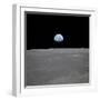 Apollo 11 Earth Rise over the Moon, July 20, 1969-null-Framed Photo