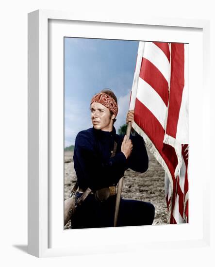 The Red Badge of Courage, Audie Murphy, 1951-null-Framed Photo