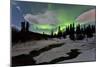 Aurora Borealis over Creek, Yukon, Canada-null-Mounted Photographic Print