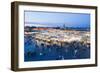 Food Stalls in Place Djemaa El Fna at Night, Marrakech, Morocco, North Africa, Africa-Matthew Williams-Ellis-Framed Photographic Print