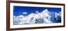 Mts Everest and Nuptse Sagamartha National Park Nepal-null-Framed Photographic Print