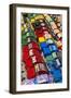 Toy Cars Made with Metal Food Box and Sold on the National 7 Road, Madagascar, Africa-Bruno Morandi-Framed Photographic Print