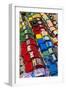 Toy Cars Made with Metal Food Box and Sold on the National 7 Road, Madagascar, Africa-Bruno Morandi-Framed Photographic Print