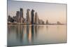 New Skyline of the West Bay Central Financial District of Doha, Qatar, Middle East-Gavin-Mounted Photographic Print